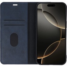 Solmazlar Online iPhone 15 Pro Max Kılıf Trend S Plus Kapaklı Kılıf - Lacivert