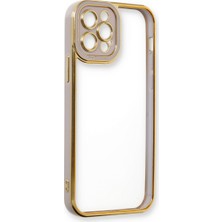 Solmazlar Online iPhone 12 Pro Max Kılıf Liva Lens Silikon - Lila