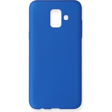 Solmazlar Online Galaxy A6 2018 Kılıf First Silikon - Mavi