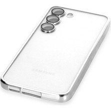 Solmazlar Online Galaxy S23 Kılıf Razer Lensli Silikon - Gümüş