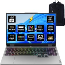 Lenovo Loq Intel Core I5 13450HX 8gb 1 Tb SSD RTX5050 W11 Pro 15.6" Fhd 144Hz Taşınabilir Bilgisayar Boz Çanta + Mause + Mause Pad