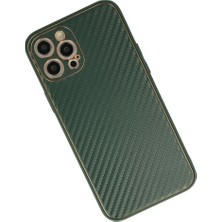 Solmazlar Online iPhone 12 Pro Kılıf Coco Karbon Silikon - Yeşil