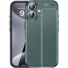Solmazlar Online iPhone 16 Kılıf Auto Focus Kapak - Koyu Yeşil