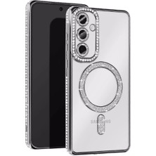 Solmazlar Online Galaxy A16 5g Joke Simli Magneticsafe Kılıf - Gümüş