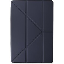 Solmazlar Online Galaxy X200 Tab A8 10.5 Kılıf Kalemlikli Mars Tablet Kılıfı - Lacivert