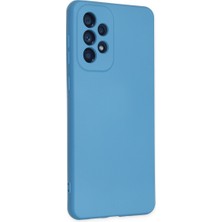 Solmazlar Online Galaxy A33 5g Kılıf Nano Içi Kadife Silikon - Mavi