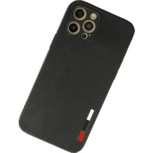 Solmazlar Online iPhone 12 Pro Max Kılıf Loop Deri Silikon - Siyah