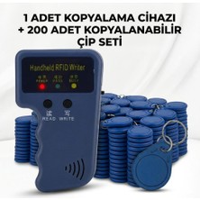 AvantajAl Marelli Kopyalanabilen 125 Khz Mavi Çip Keyfob, Anahtarlık 200 Adet + Kart Çip Kopyalama Cihazı