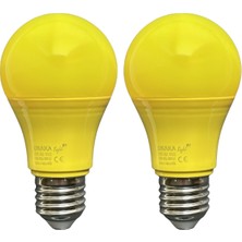 Avarson (2 Adet) Osaka 10W Sarı Işık E27 Duylu (Kalın Duy) LED Ampul