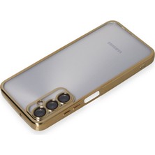 Solmazlar Online Galaxy A05S Kılıf Razer Lensli Silikon - Gold