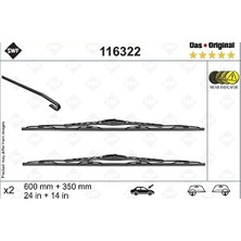 Valeo Swf Das Original Set Silecek Seti (600+350 Mm) 116322
