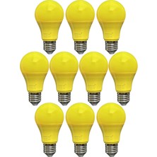 Avarson (10 Adet) Osaka 10W Sarı Işık E27 Duylu (Kalın Duy) LED Ampul