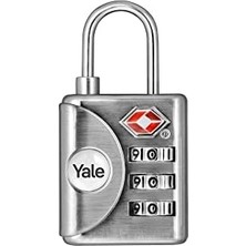 YTP1/32/119/1 Kontrol Göstergeli Şifreli Asma Kilit (Tsa Onaylı), Gri