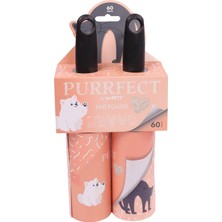 Purrfect Tüy Toplama Rulosu 2X60 Yaprak Pink