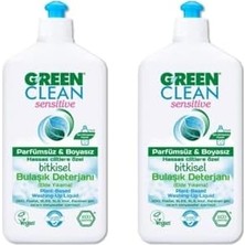 U Green Clean Green Clean Sensitive Bitkisel Bulaşık Deterjanı 500 ml X2 Adet