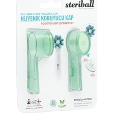 Sterıball Şarjlı ve Pilli Diş Fırçaları Için Hijyenik Diş Fırçası Koruma Kabı-2'li Yeşil x 2