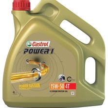 Castrol Power1 4t 15W-50 4 Litre Motosiklet Yağı