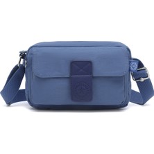 Smart Bags Günlük Minik Boy Su Geçirmez Krınkıl Kumaş Kadın Telefon ve Postacı Çantası Mavi