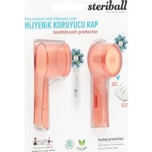 Sterıball Şarjlı Pilli Diş Fırçaları Için Hijyenik Diş Fırçası Koruma Kabı-2'li Turuncu x 2
