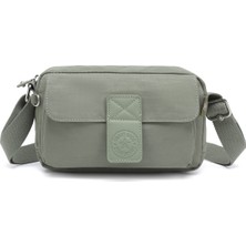 Smart Bags Günlük Minik Boy Su Geçirmez Krınkıl Kumaş Kadın Telefon ve Postacı Çantası Yeşil