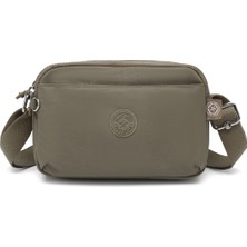 Smart Bags Günlük Küçük Boy Su Geçirmez Hafif Krınkıl Kumaş Kadın Omuz Çantası Açık Kahve