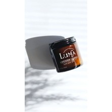 Luma Gift Box Lavanta Kokulu %100 Doğal Aromaterapik Soya Mumu / Amber Cam Kavanoz - 100 ml