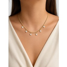 Livaz Accessories Kadınçelikkararmaz Kolye 14 K Altın Renk Vip Seri