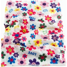 Zenvia Papatya Desenli Baff Boyunluk
