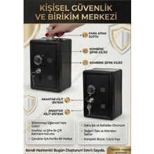 Modern Şifre Detaylı Anahtarlı Kilitli Paramatik