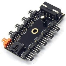 Plus PX-4337 4 Pin Girişli 10 Port Fan Çoklayıcı Kart