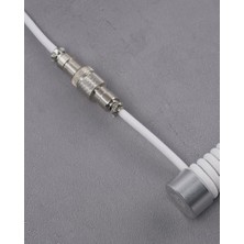 Sarmal Aviator USB To Type-C Mekanik Klavye Uyumlu Oyuncu Kablosu, 1.85M, Beyaz
