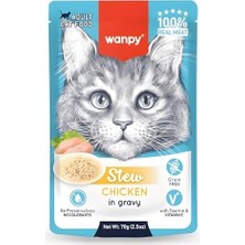 Pouch Tavuklu Yaş Kedi Maması 70GR x 5 Adet