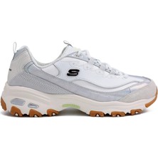 Skechers D'lites Dazzling Shine Kadın Beyaz/gri Sneakers 150556 Wgy