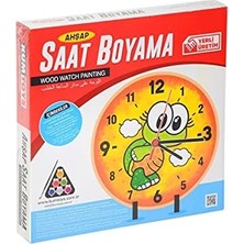 Ahşap Saat Boyama (5302)