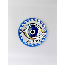Mundy Kalkan Temalı Polyester Kabartmalı Nazar Magnet  Çap: 7 cm – Dekoratif Hediyelik Buzdolabı Süsü  (KOD:1213)