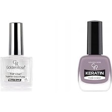 Gel Look Top Coat & Oje Seti