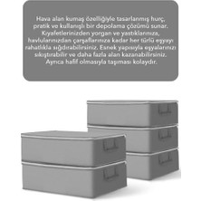6 Adet Hurç Seti Büyük Boy Altı Çekyat Düzenleyeci Çeyiz Bohçası 64 x 45 x 22