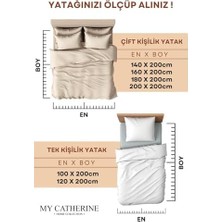 Lastikli & Hipoalerjenik Çarşaf |%100 Pamuk Çarşaf Penye Kumaş | Tek-Çift Kişilik-Battal Boy Çarşaf -BEJ-200X200, Luxcarsaf