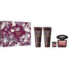 Crystal Noir Edp 90 ml + Body Lotion 100 ml + Shower Gel 100 ml + Edp 5 ml Parfüm