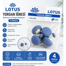 Lotus Mavi Yorgan Iğnesi 4 Parça LTS-6780 – Battaniye ve Yorgan Sabitleyici Düğme Seti