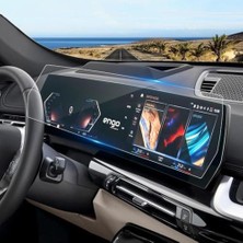 Prime Bmw X1 Ekran Koruyucu U11 Kavisli Ekran ile Uyumlu Tek Parça 10.25 Inç Bilgi Ekranı 10.7 Inç Kontrol Ekranı