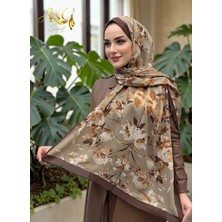 Ang-Scarf Nevbahar Desen Premium Pamuk İpek Şal