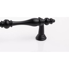 Prime 335/128/16 5'li Mat Siyah Dolap & Çekmece Kulpu 128 mm – Metal Mobilya Kulpu (5’li Paket)