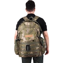 Kordak Outdoor Geniş Tsk Kamuflaj 75 Lt Kamp Tatil Sırt Çantası - Askeri Çanta