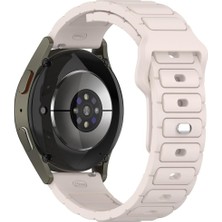 Prime Honor 2 46MM ile Uyumlu Cns KRD-132 22MM Silikon Kordon Strap Kayış - Starlight