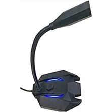 Prime SN-110M Siyah LED Işıklı USB Gaming Oyuncu Masaüstü Mikrofon