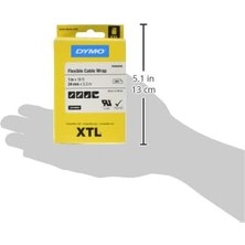 Prime Dymo Xtl Esnek Naylon Kablo Etiketi,24 Mmx5,5 M,byz/syh