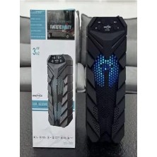 Prime Gts 1559 3"x2 Fantastik Bluetooth Hoparlör Fm USB Tf Aux Destekli Rgb Işıklı 10 Watt Speaker