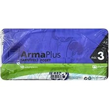 Prime Renkli Takviyeli Poşet No:3 33X45 cm (50 Adet)