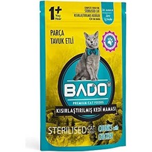 Prime Bado Yaş Mama Kısırlaştırılmış Parça Etli